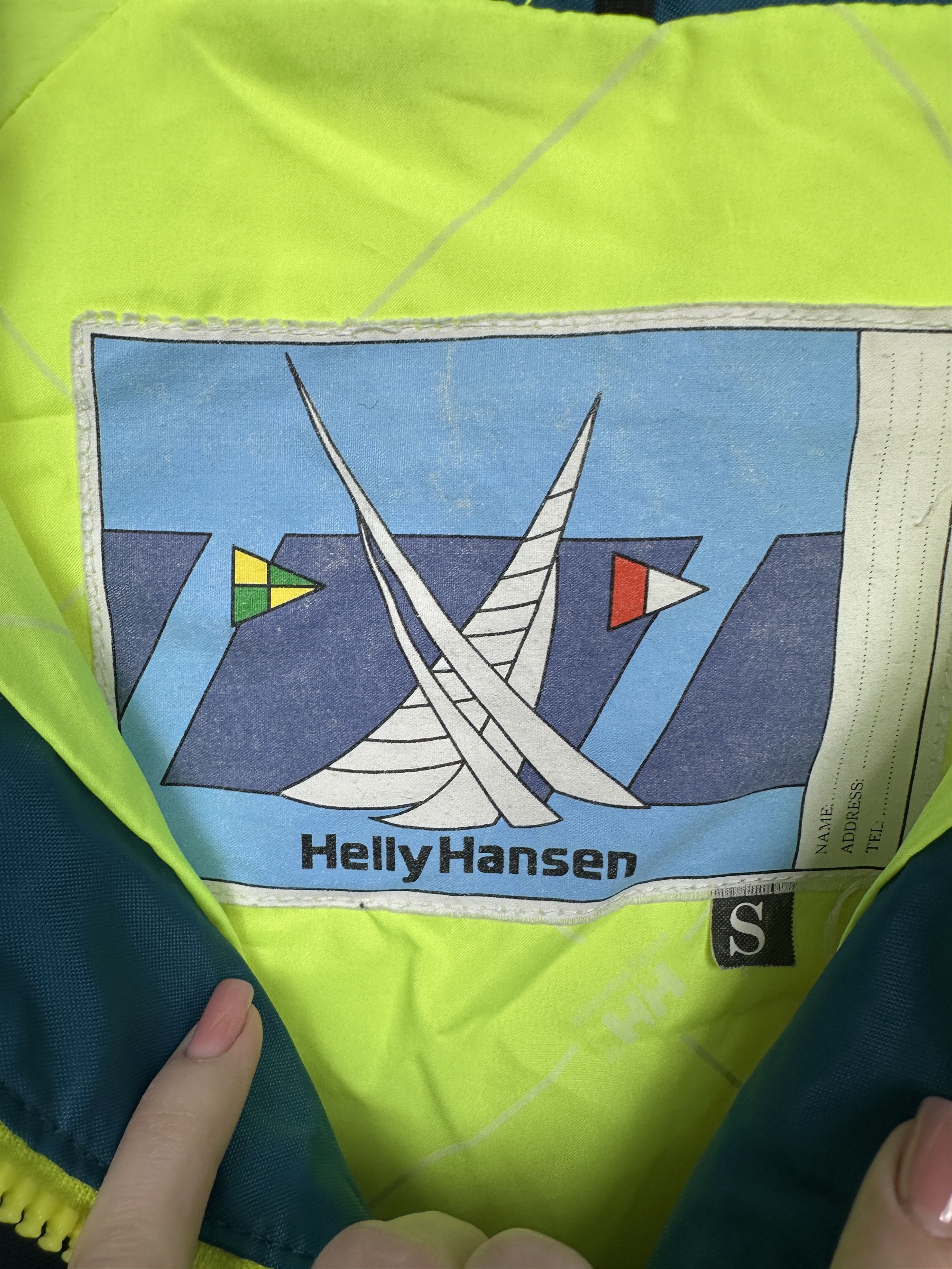 Helly Hansen Helly Hansen 90s Vintage Mens Sailing Gear Jacket Size US S / EU 44-46 / 1 - 4 Thumbnail