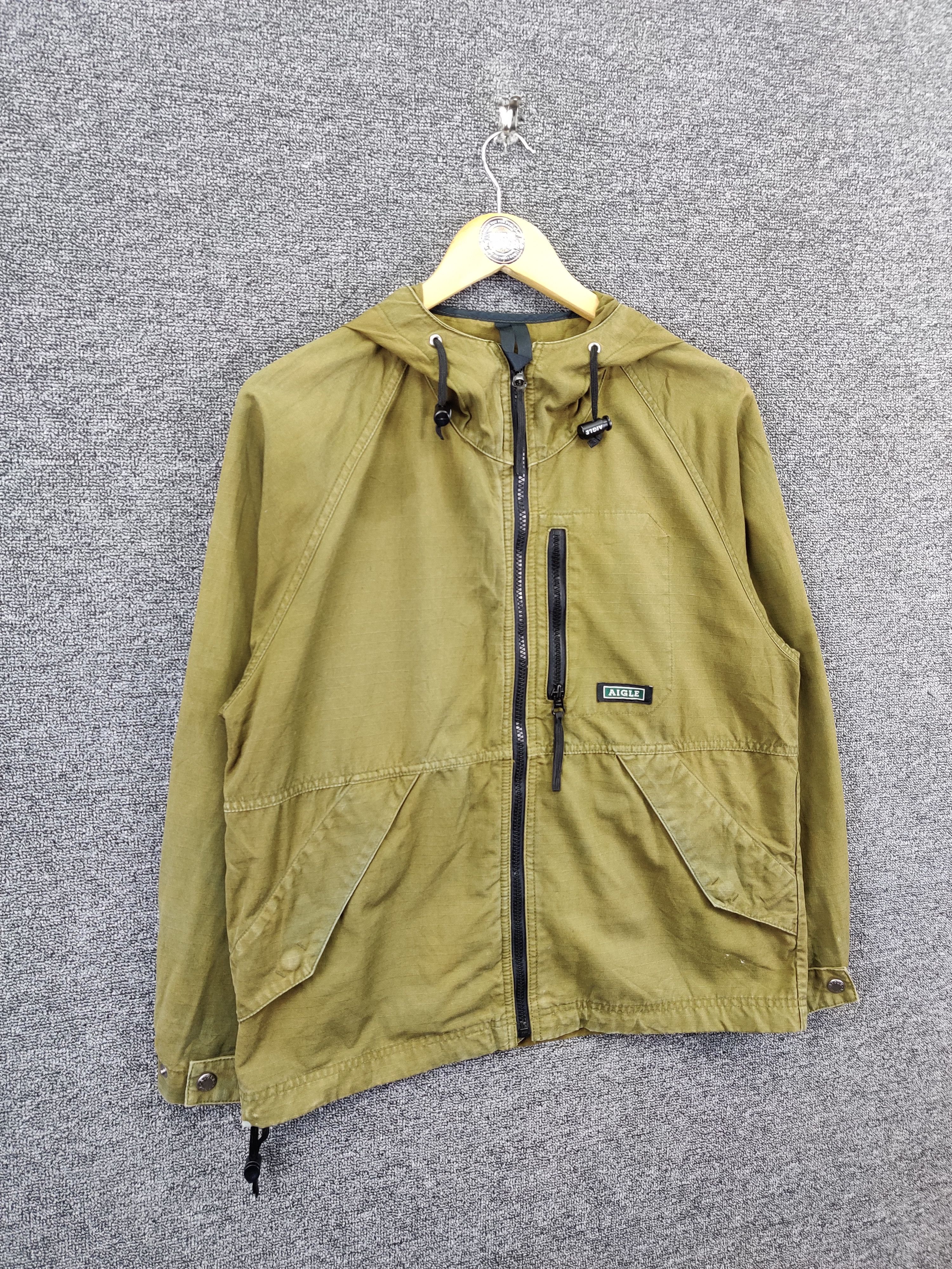 Aigle Vintage Aigle Zipper Parka Jacket For Kids Size US M / EU 48-50 / 2 - 5 Thumbnail