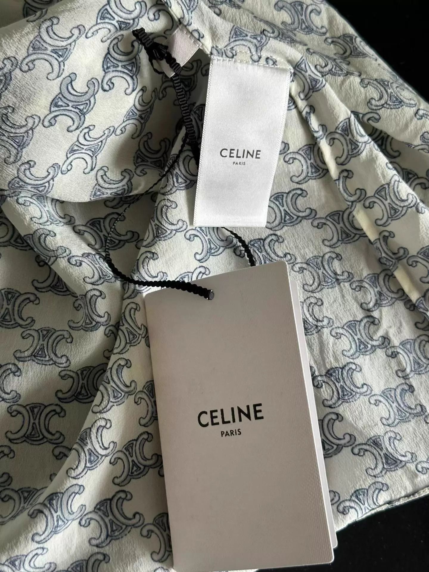 Celine Celine Allover Print Short Sleeve Shirt 38 New Size XS / US 0-2 / IT 36-38 - 3 Thumbnail