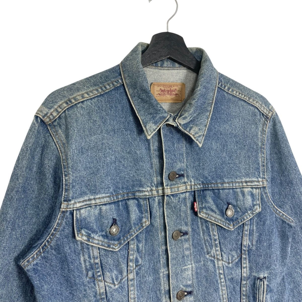 Levi's Vintage 90s Levis Denim Jacket Trucker Jacket Up Levis Brand Size S / US 4 / IT 40 - 8 Thumbnail