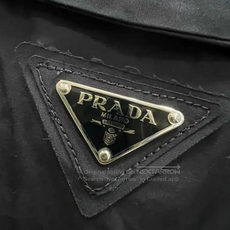 Prada Prada Black Cotton Long Sleeve Dress for Women. Size XXS / US 00 / IT 34 - 5 Thumbnail