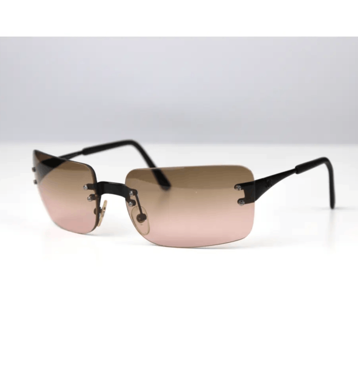 Chanel CHANEL SUNGLASSES 4005 CC Wrap Metal Vintage 4017 Iconic Size ONE SIZE - 1 Thumbnail