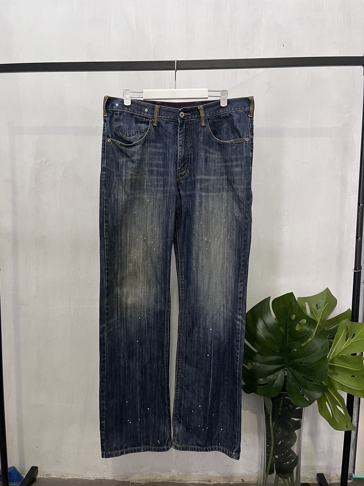 Element × Vintage Vtg Element skateboarding Denim pants Size US 35 - 1 Thumbnail