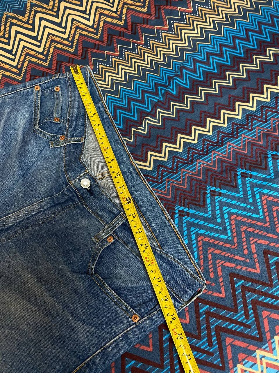 Levi's × Vintage Vintage Levis 511 Jeans Distressed Faded Flared Baggy Y2K Size US 38 / EU 54 - 16 Thumbnail