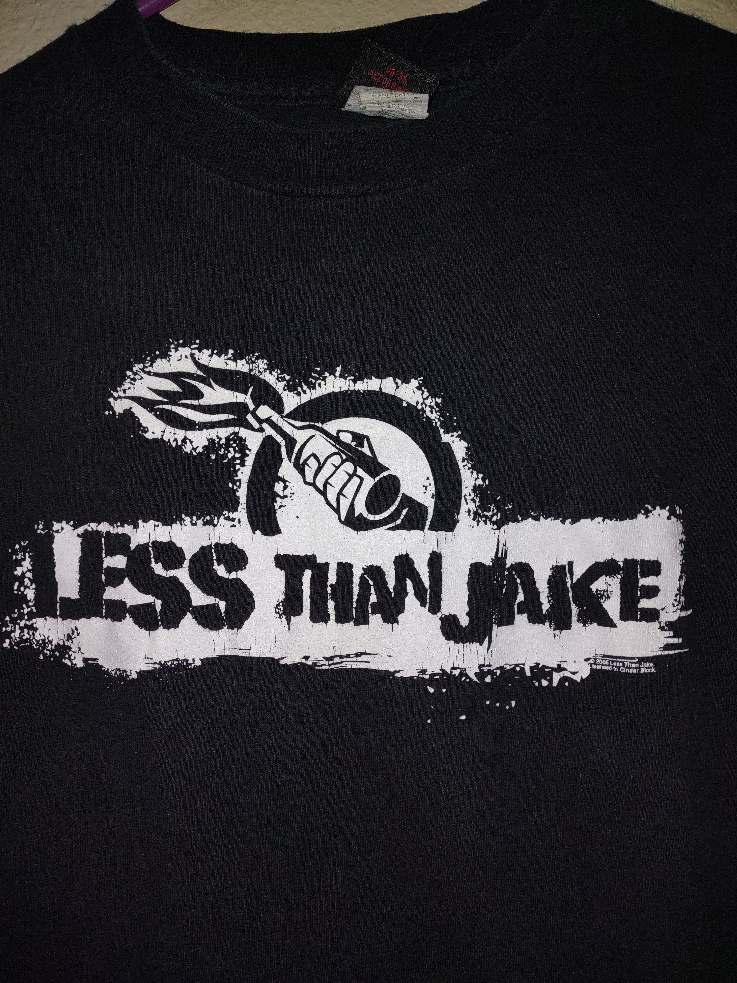 Band Tees × Vintage Less Than Jake - Molotov cocktail shirt Size US S / EU 44-46 / 1 - 5 Thumbnail