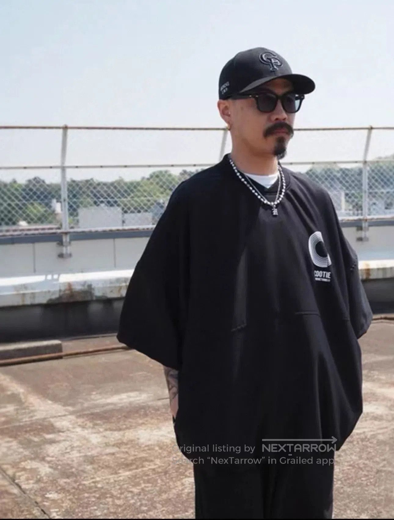 Japanese Brand Cootie Polyester Twill Football Top. Size US M / EU 48-50 / 2 - 5 Thumbnail