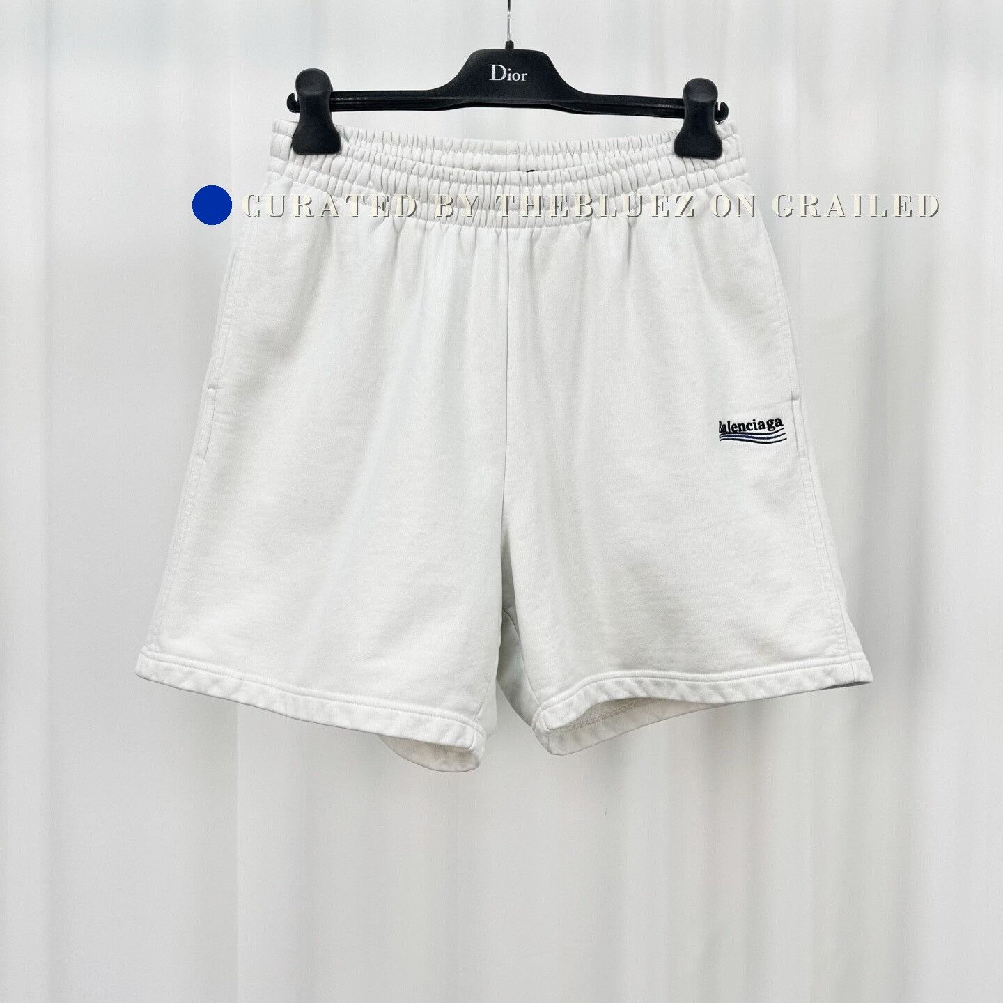Balenciaga Balenciaga Embroidered Cola Letter Shorts Size US 26 / EU 42 - 1 Thumbnail