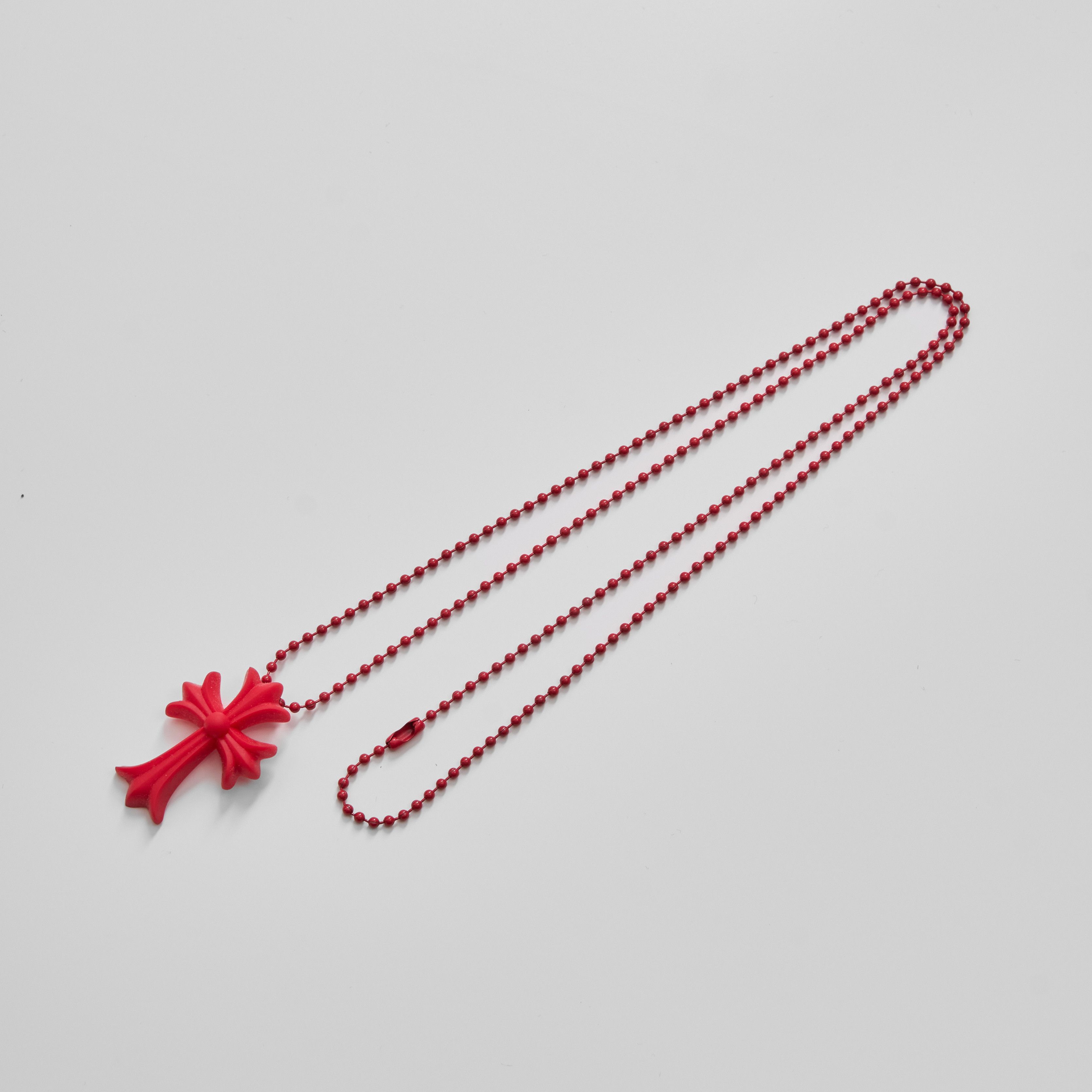 Chrome Hearts CHROME HEARTS Silicrome Cross Necklace Size ONE SIZE - 3 Thumbnail