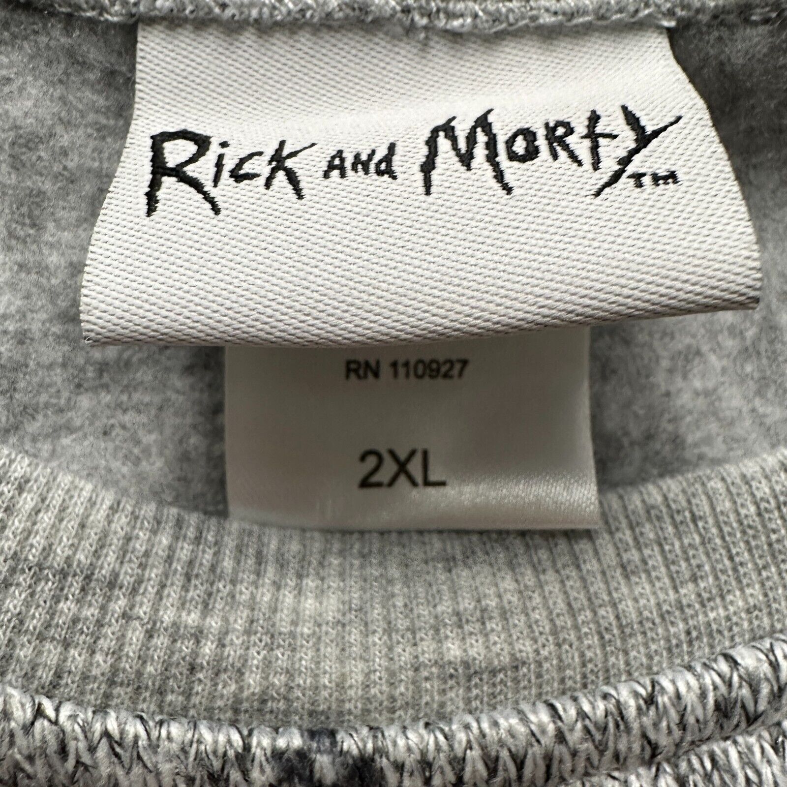 The Unbranded Brand Rick And Morty Sweatshirt Men's 2XL XXL Gray Adult 2018 New Size US XXL / EU 58 / 5 - 5 Thumbnail