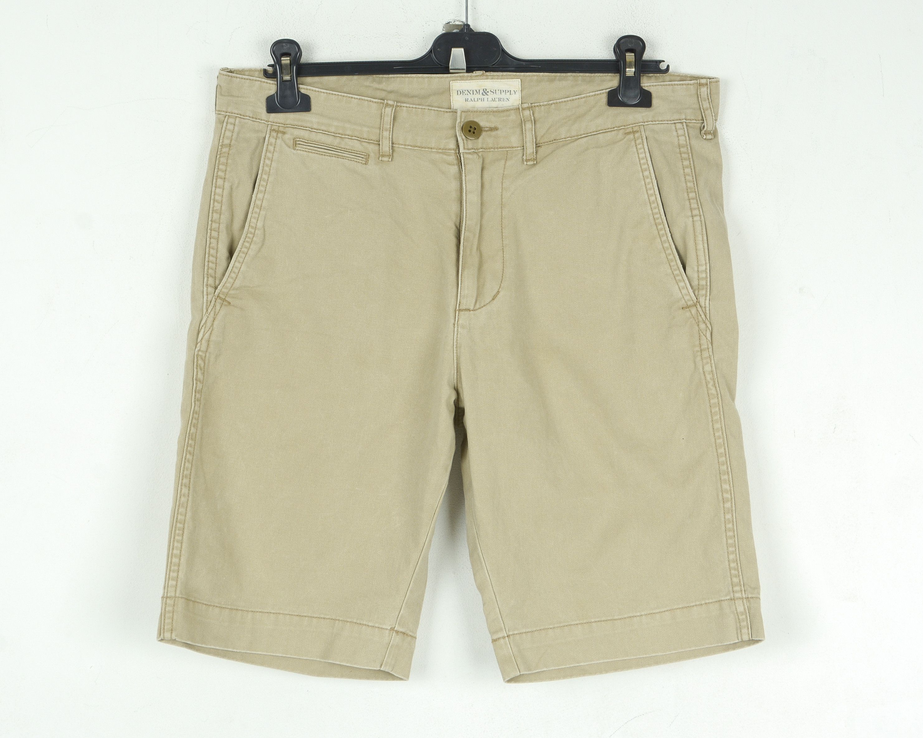 Polo Ralph Lauren RALPH LAUREN Mens W32 Beige Shorts Bottoms Capri Bermudas Size US 32 / EU 48 - 1 Thumbnail