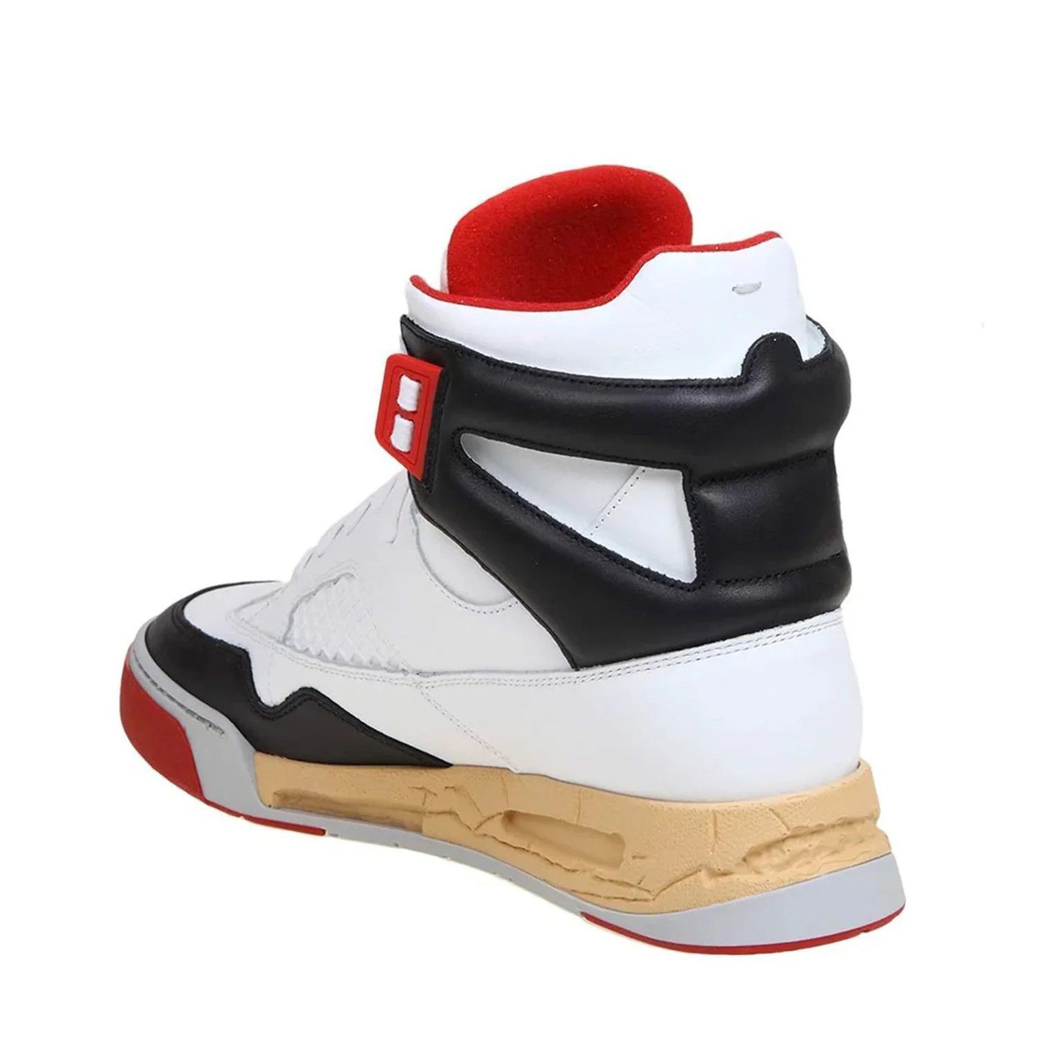 Maison Margiela o1y1124 Leather Hi-Top Sneakers In Multicolor Size US 6 / EU 39 - 3 Thumbnail