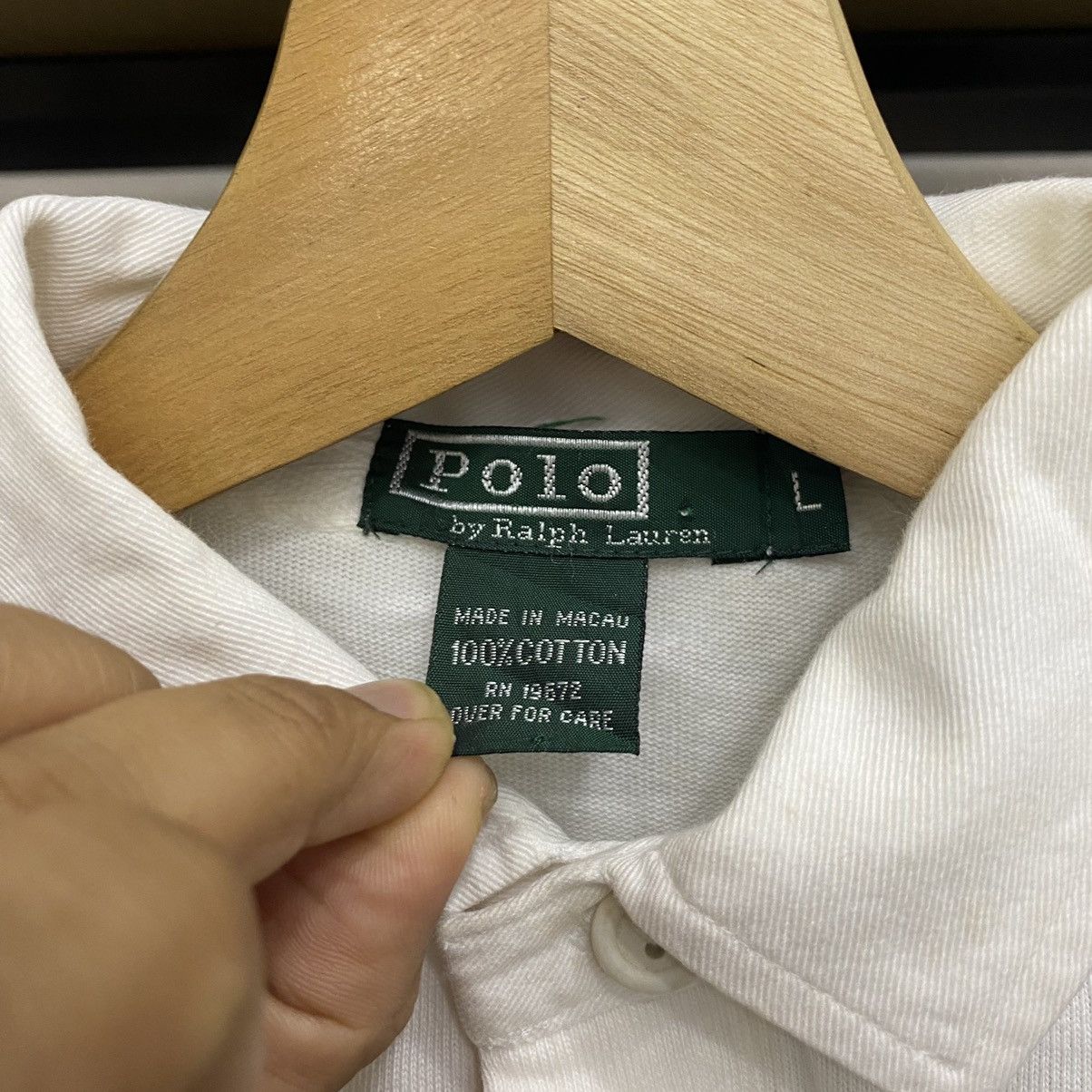 Polo Ralph Lauren × Vintage Vintage Polo Ralph Lauren Shirt Long Sleeve❗️ Size US L / EU 52-54 / 3 - 3 Thumbnail