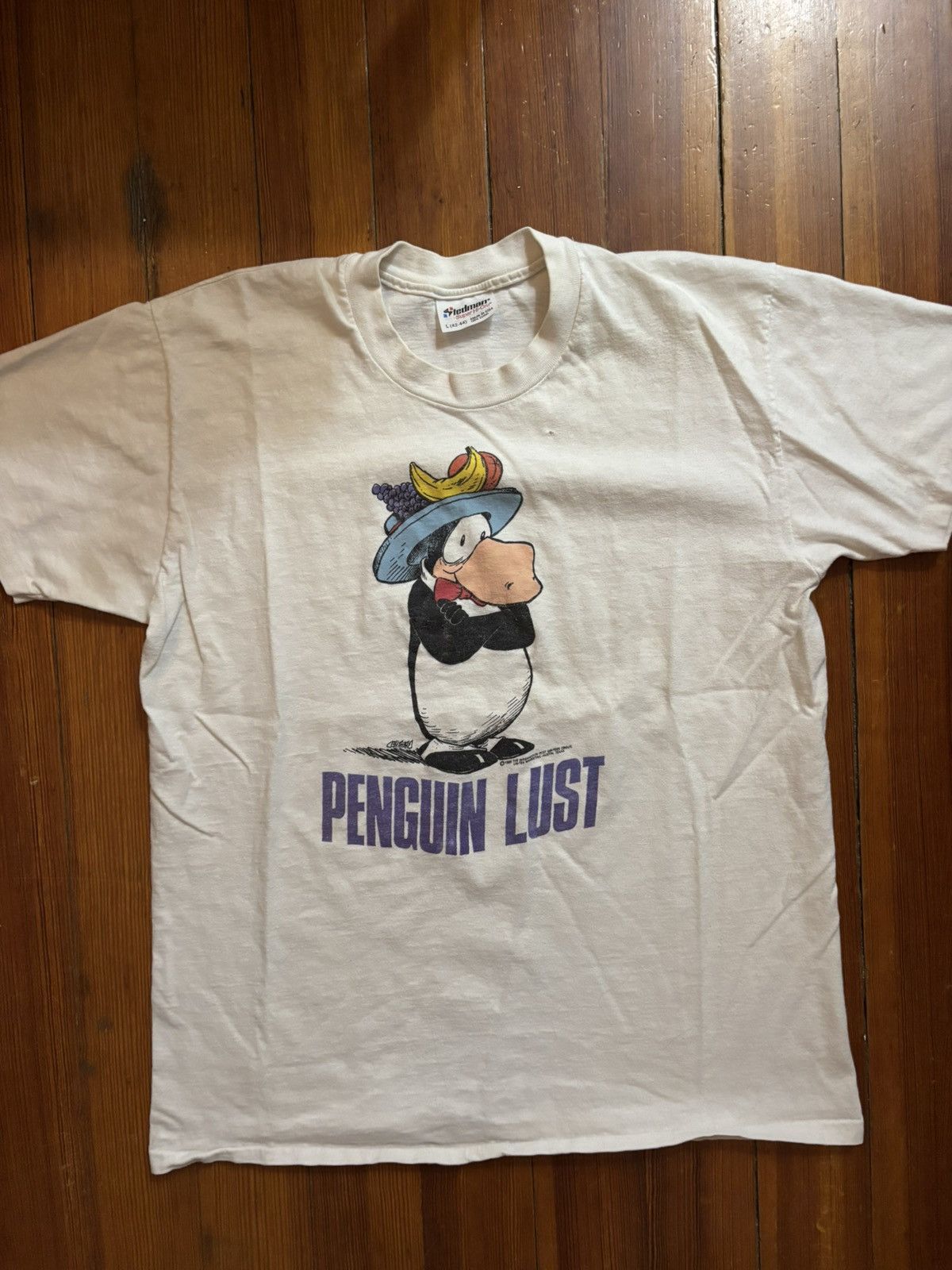 Vintage Bloom County Penguin Lust Shirt Size US L / EU 52-54 / 3 - 1 Thumbnail