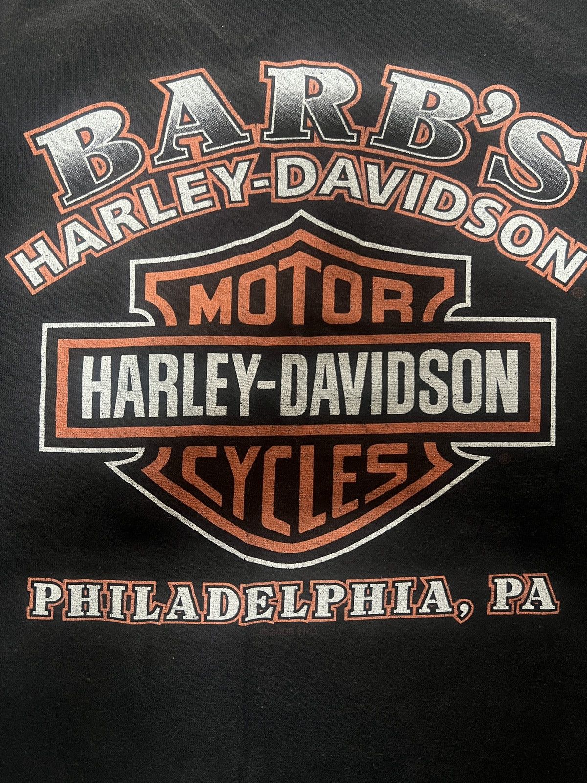 Harley Davidson Harley-Davidson Motorcycle Bike T-shirt (2009) Size US XXL / EU 58 / 5 - 6 Thumbnail