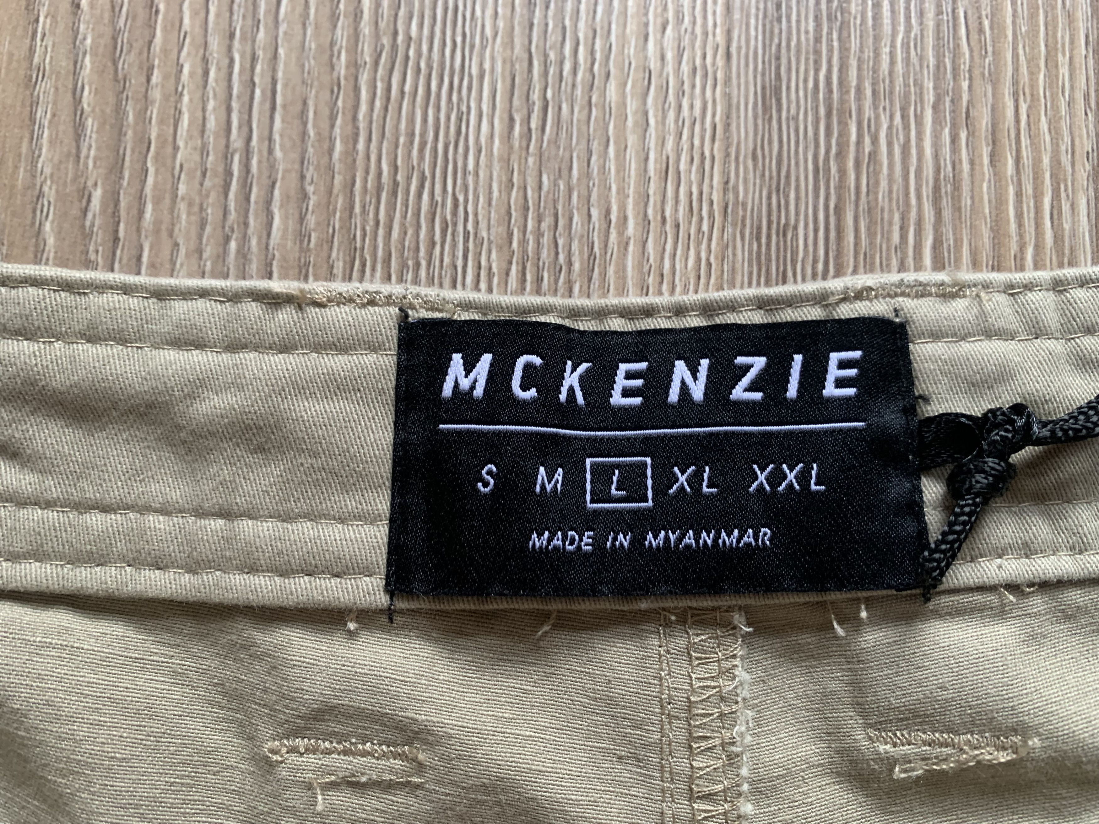 Other Mckenzie Mens Beige Cotton Cargo Shorts Size US 34 / EU 50 - 5 Thumbnail