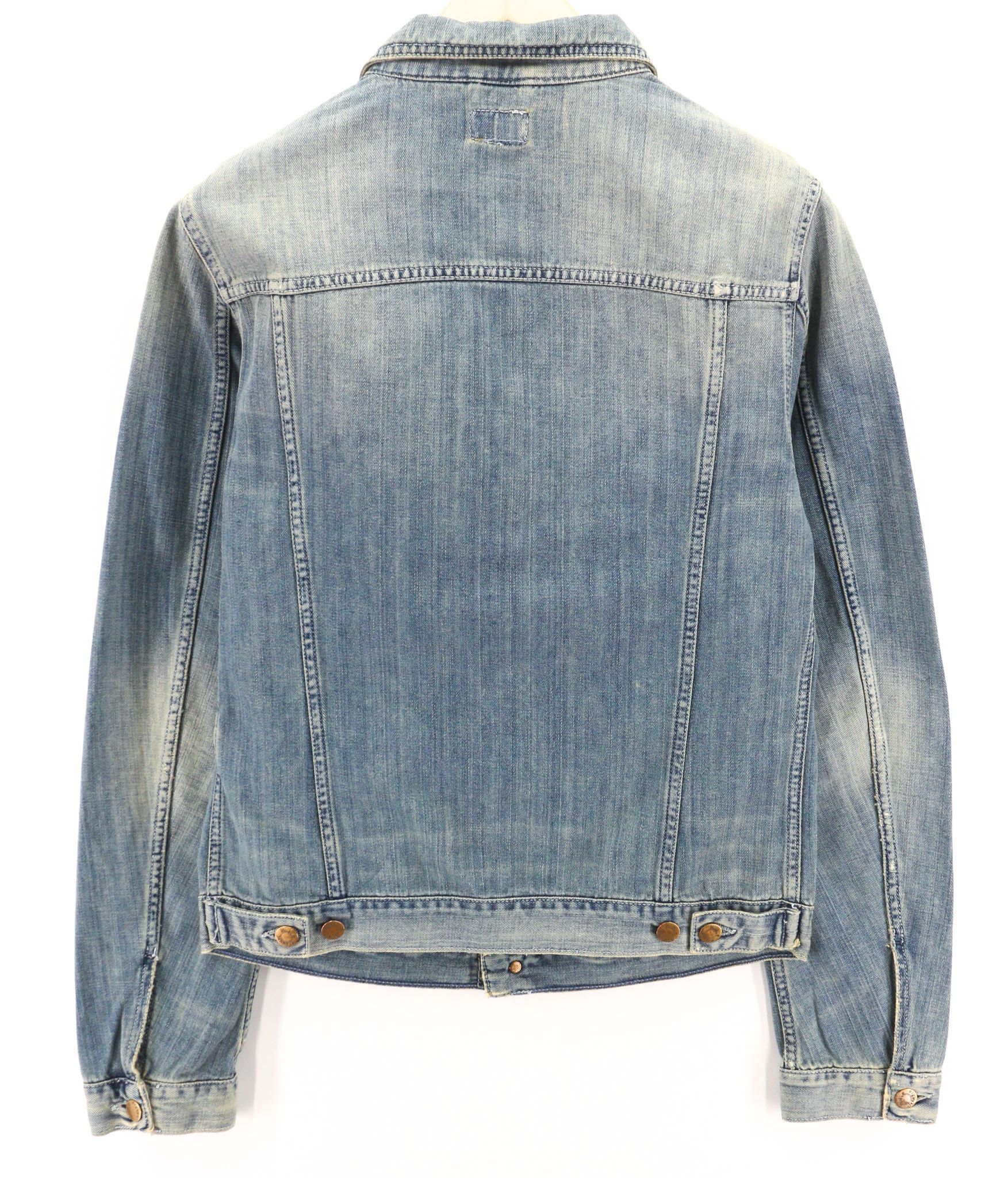 Nudie Jeans BILLY M Denim Light Shades Buttoned Blue Jacket 80754 Size US M / EU 48-50 / 2 - 2 Thumbnail