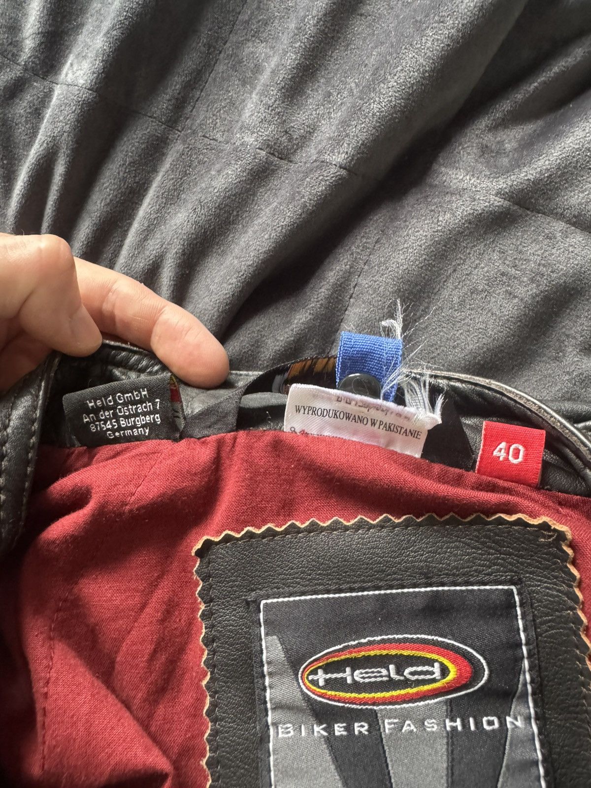 Genuine Leather Vintage 90s Cropped Boxy Leather Racing Jacket Hype Stars Size US S / EU 44-46 / 1 - 7 Thumbnail