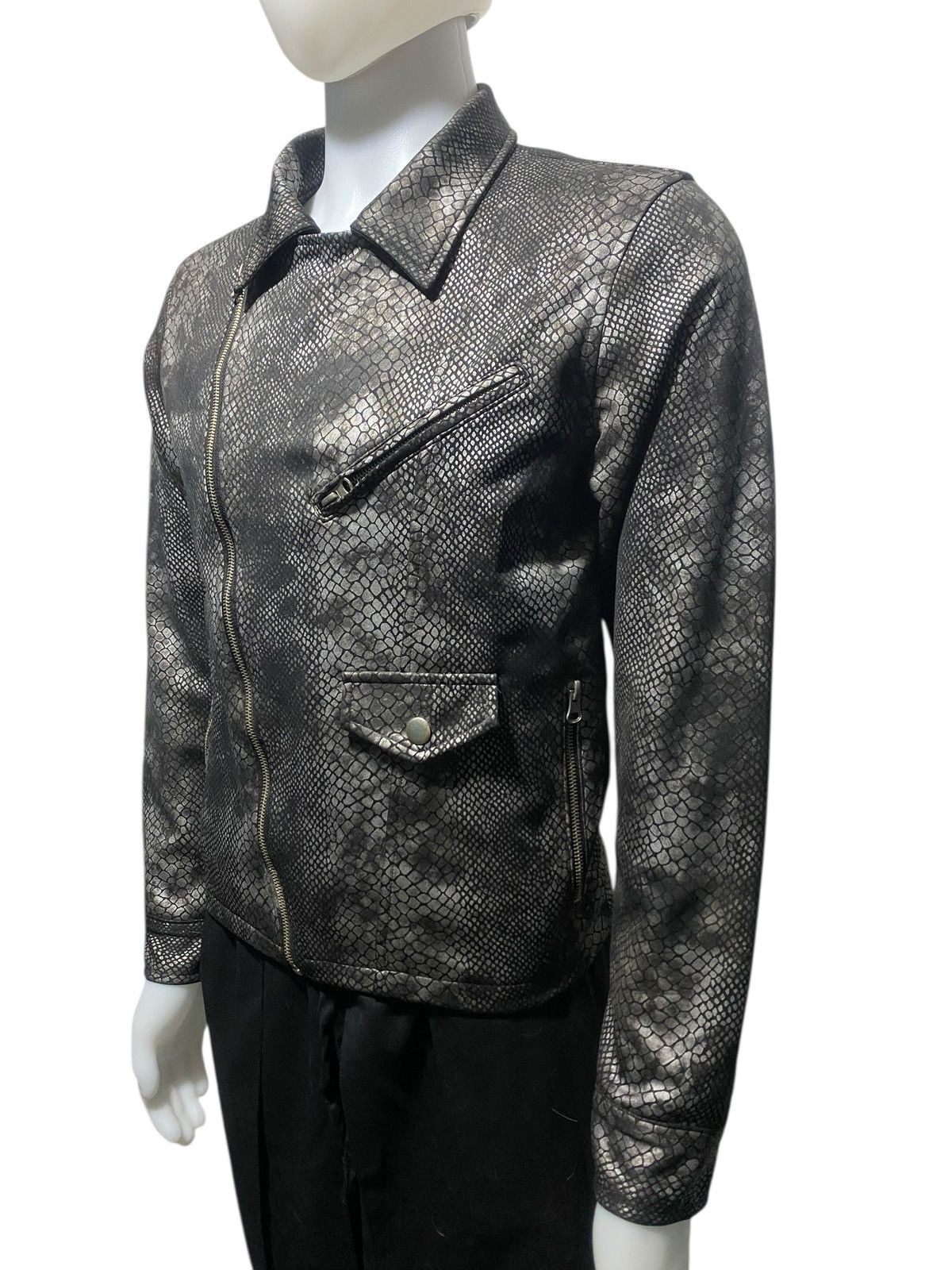 Japanese Brand Vintage Hukuya Snake Skin asymmetric jacket Size US M / EU 48-50 / 2 - 3 Thumbnail