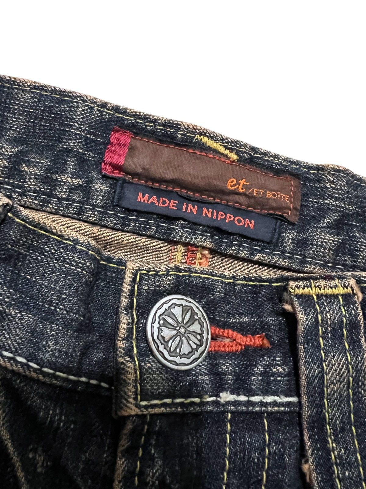 If Six Was Nine Et boite japanese low rise mudwash flared denim pants Size US 28 / EU 44 - 9 Thumbnail