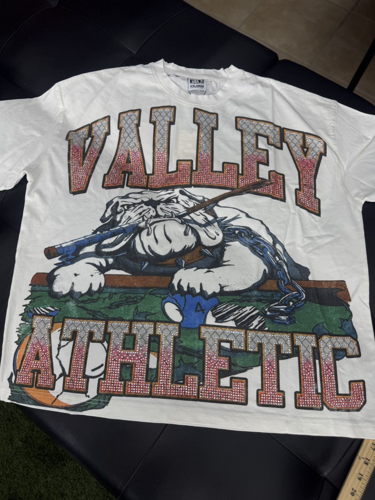 Vale Valley Stone BullDog Tee Shirt Shiny Size XXL (NEW) Size US XXL / EU 58 / 5 - 4 Thumbnail
