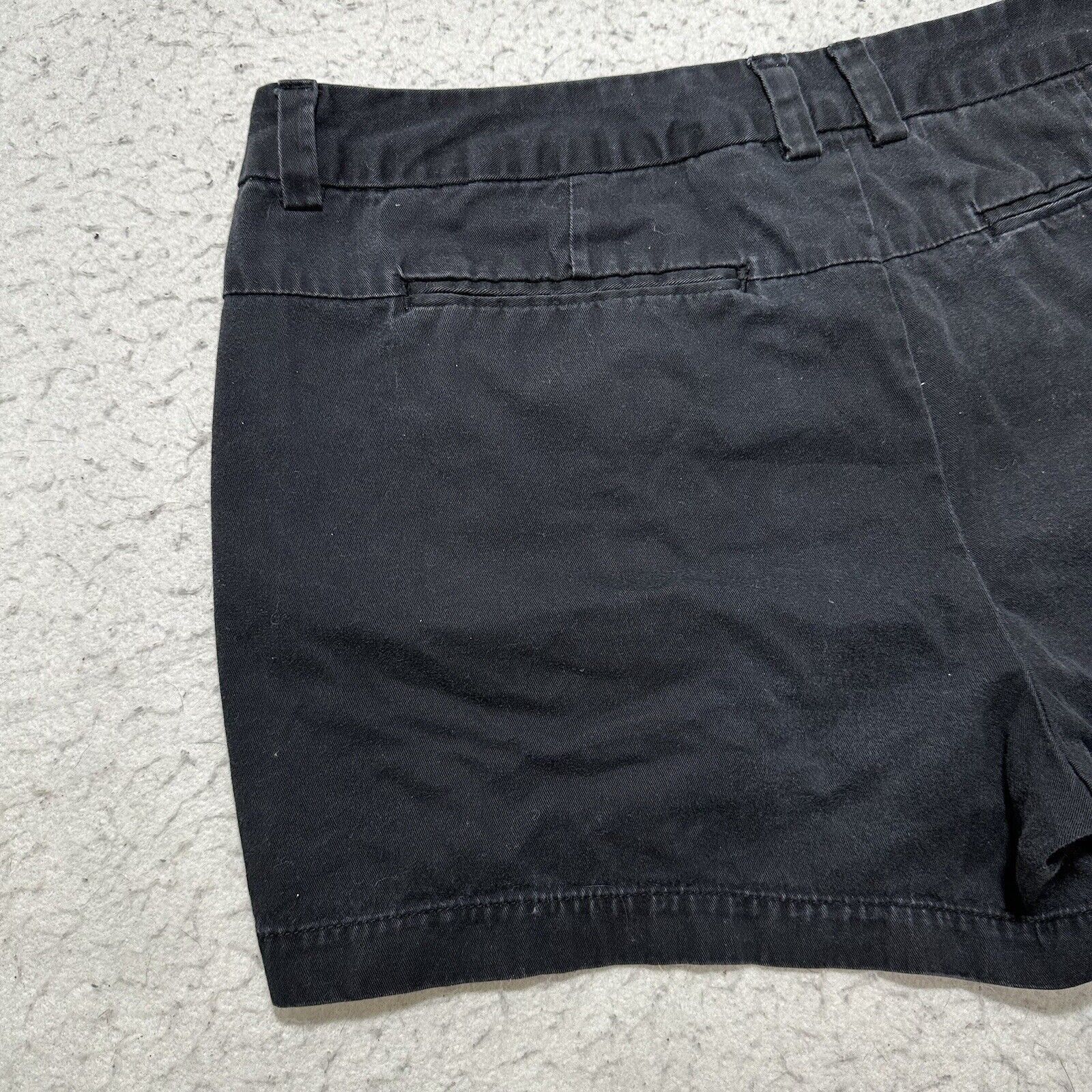 JCPenney JCPenney 14 3" Inseam Chino Shorts Black Mid Rise JCP Size 36" / US 14 / IT 50 - 9 Thumbnail