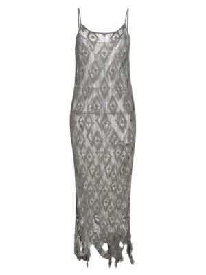 Maison Margiela o1y0625 Maxi Dress in Gray Size S / US 4 / IT 40 - 1 Thumbnail
