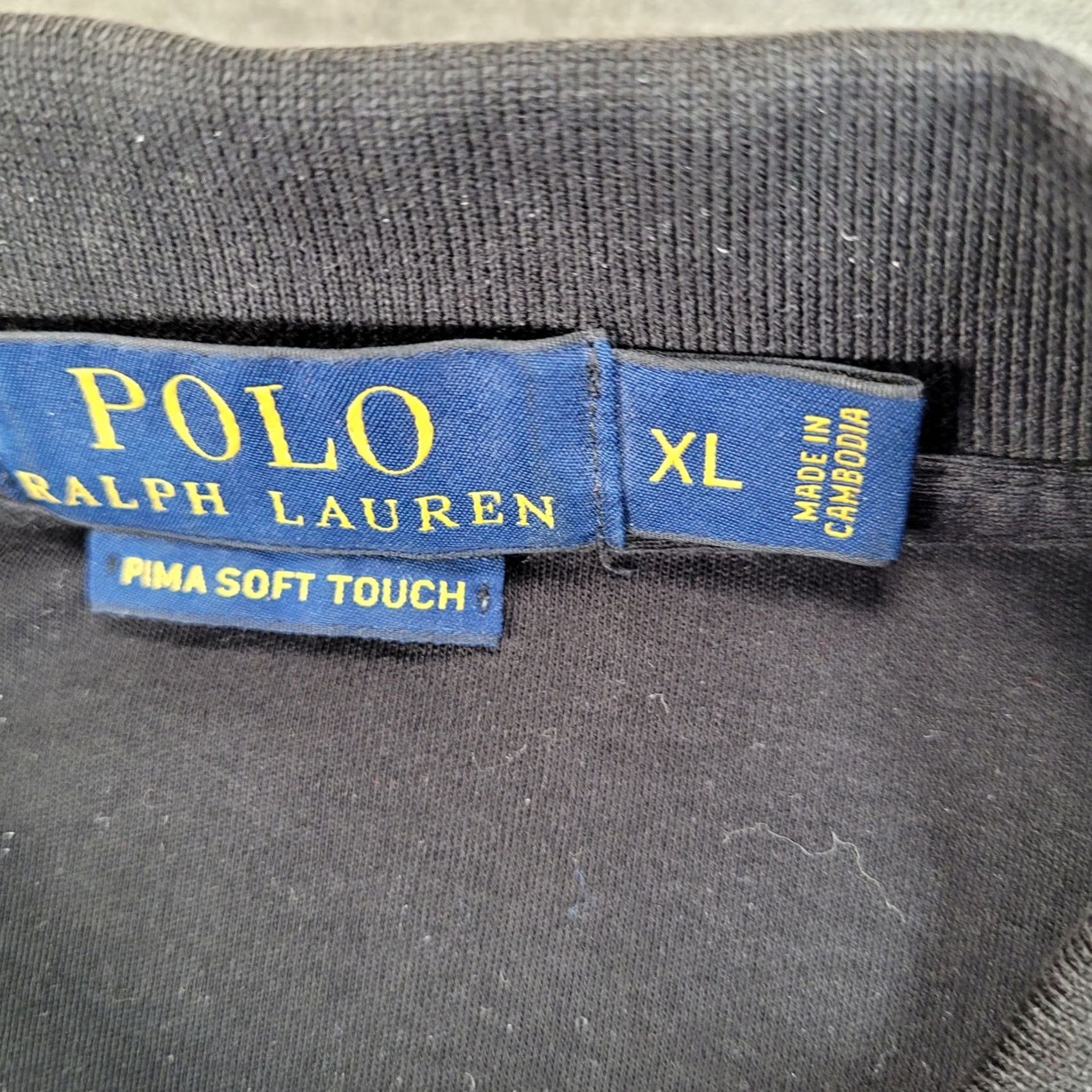 Polo Ralph Lauren Polo Ralph Lauren Mens XL Black Shirt Short Sleeve Flesh Pony Size US XL / EU 56 / 4 - 3 Thumbnail
