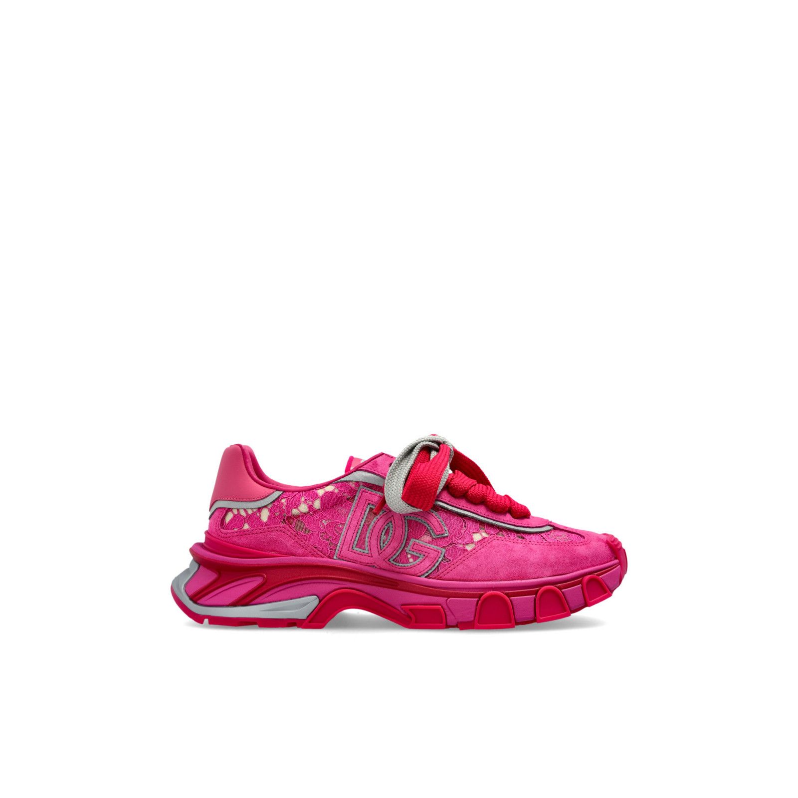 Dolce&Gabbana Pink Leather Sneakers New & Authentic (Women'