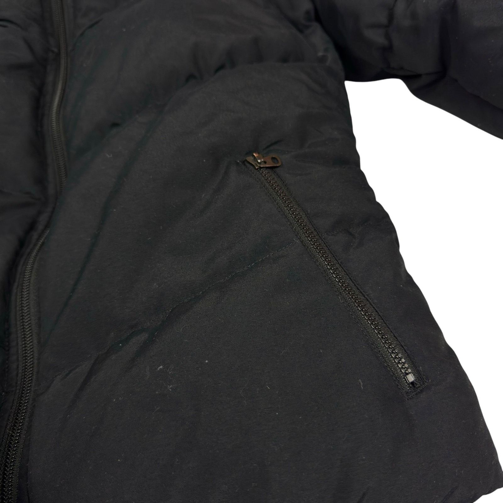 Nike × Vintage Nike Women's Black Swoosh Logo Full Zip Puffer Jacket XS Size XS / US 0-2 / IT 36-38 - 5 Thumbnail