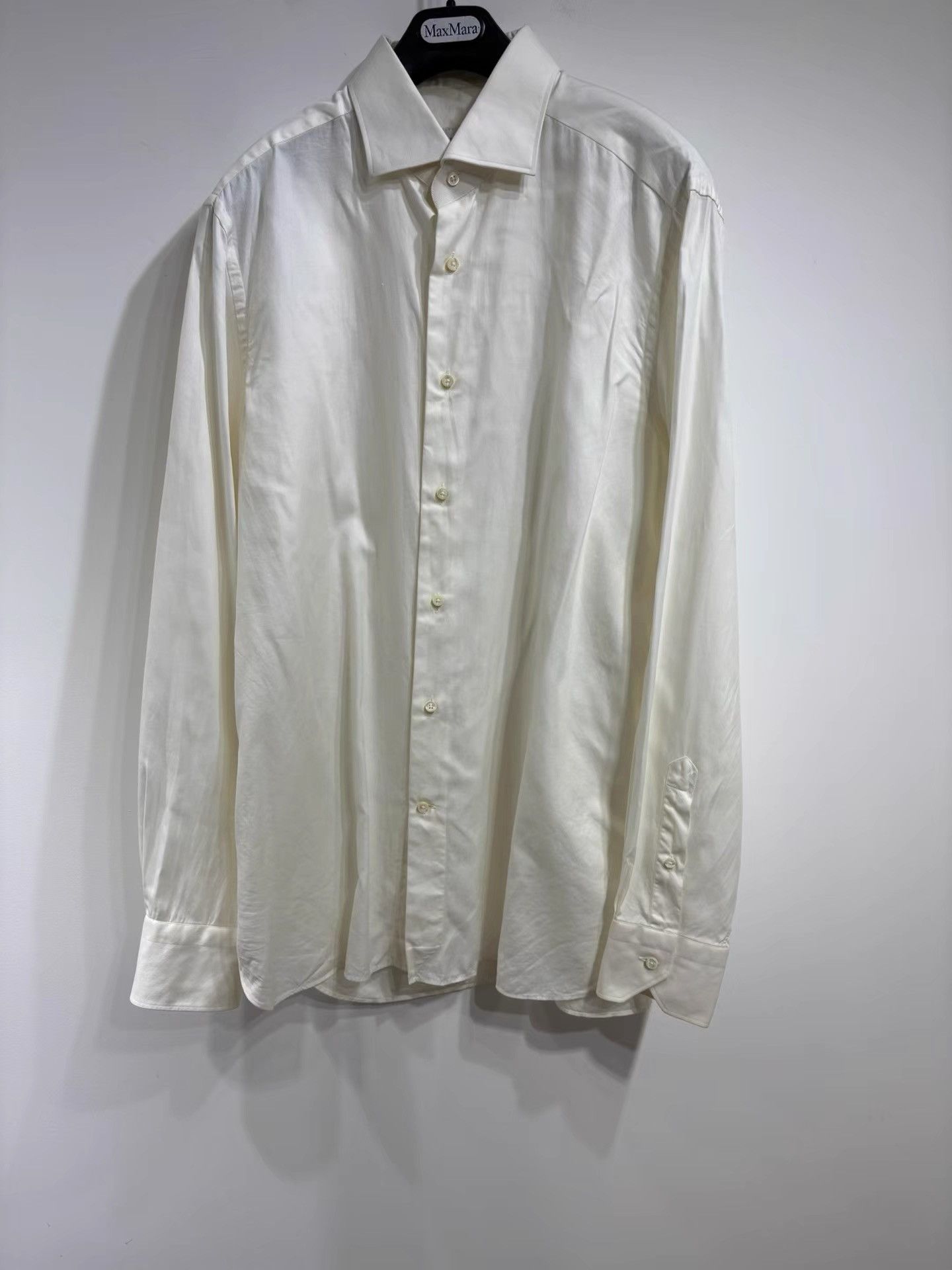 Ermenegildo Zegna Ermenegildo Zegna White Long Sleeve Shirt K29 Size US M / EU 48-50 / 2 - 1 Thumbnail