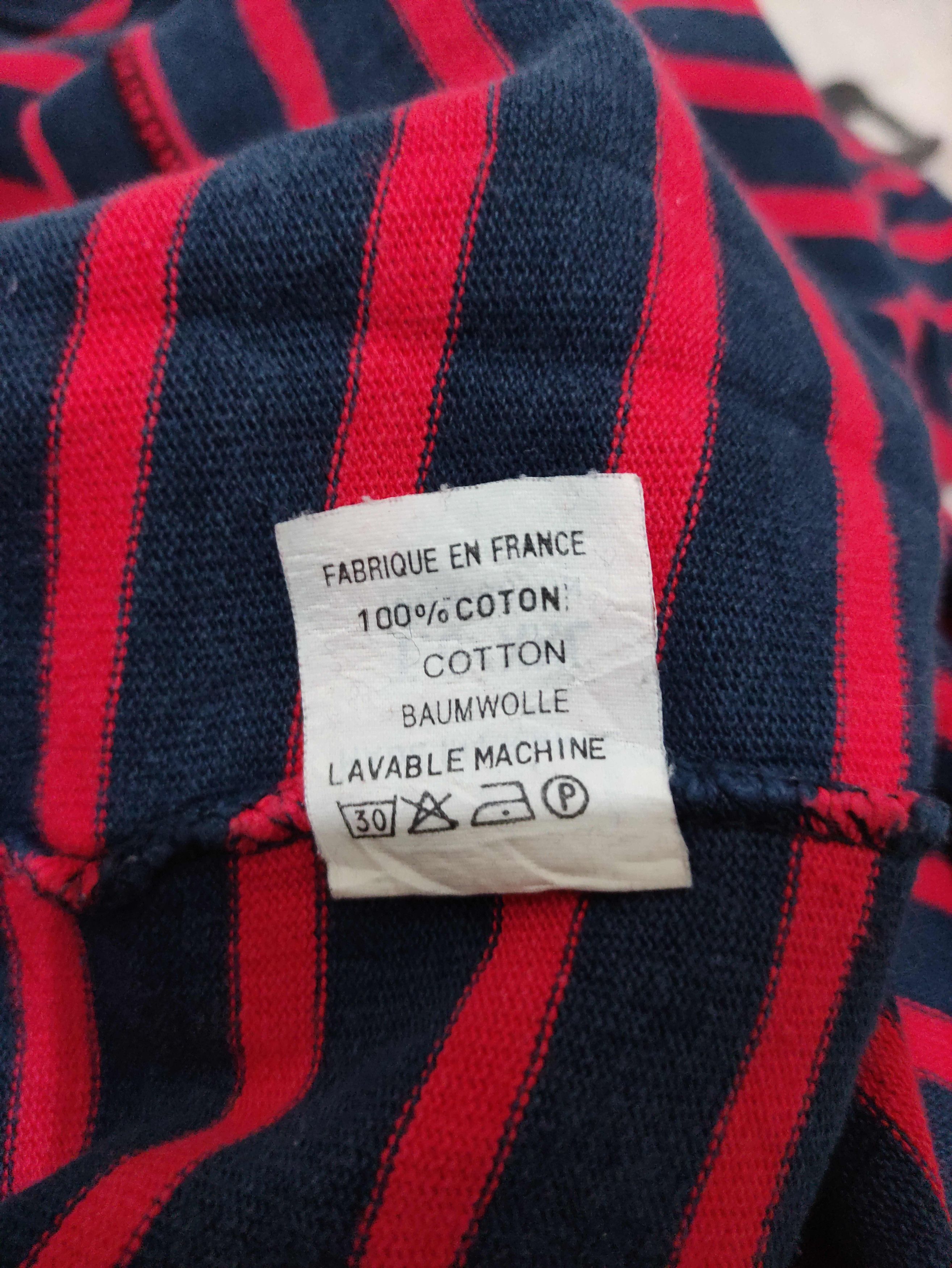 Other Vintage 90's Le Minor x Asap Rocky Striped Blue Long Sleeve Size S / US 4 / IT 40 - 5 Thumbnail