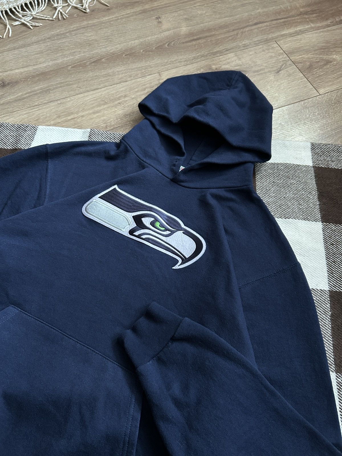 NFL × Vintage Vintage Seattle Seahawks 🦅 big logo vintage hoodies Size US M / EU 48-50 / 2 - 2 Thumbnail