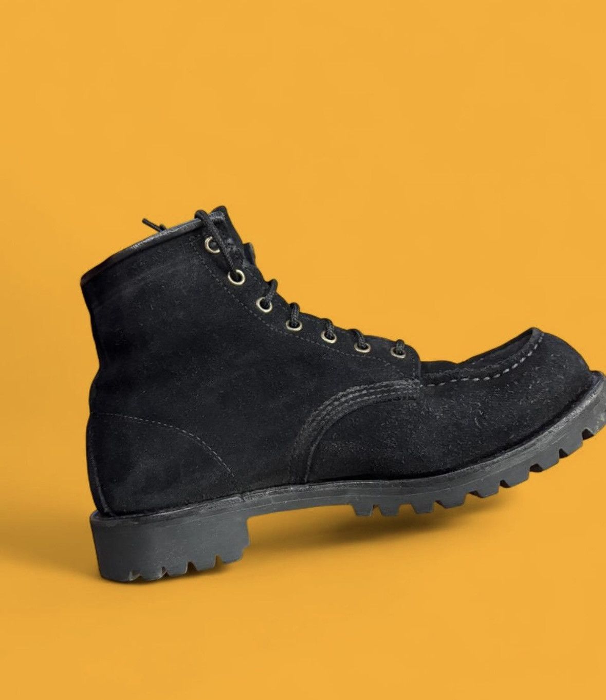 Red Wing Redwing black new-buck moc toe Size US 9 / EU 42 - 5 Thumbnail