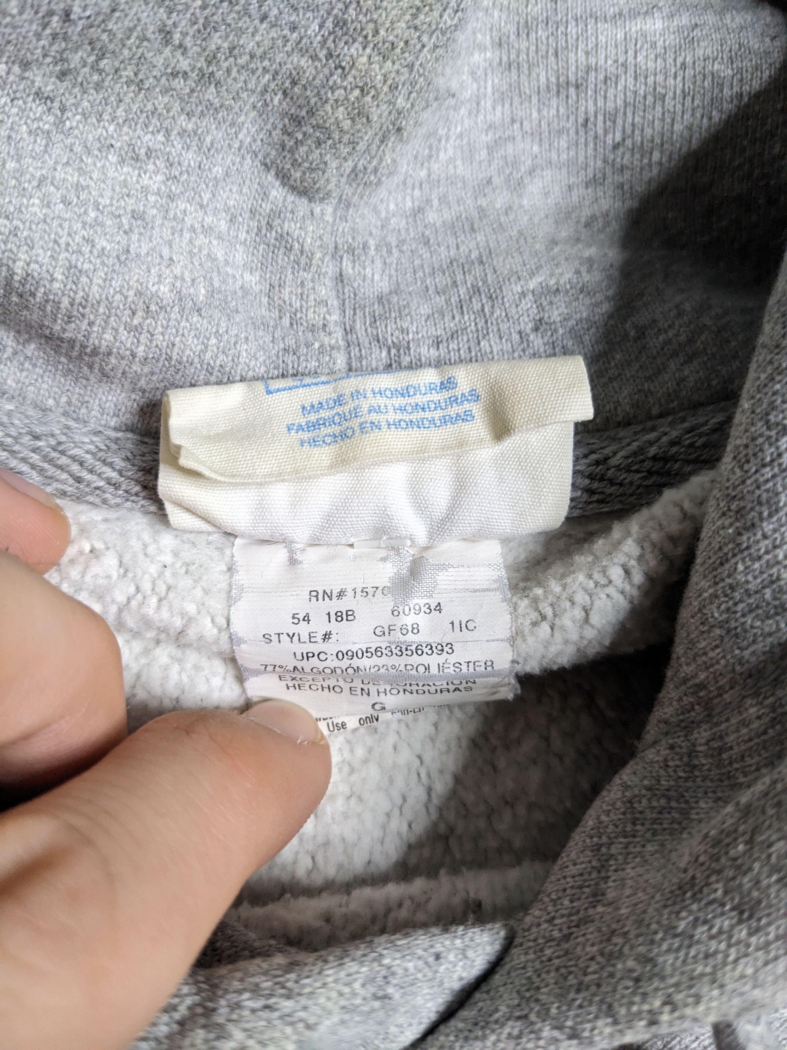 Champion Champion Reverse Weave Hoodie Grey Mens Large Sweater Size US L / EU 52-54 / 3 - 9 Thumbnail