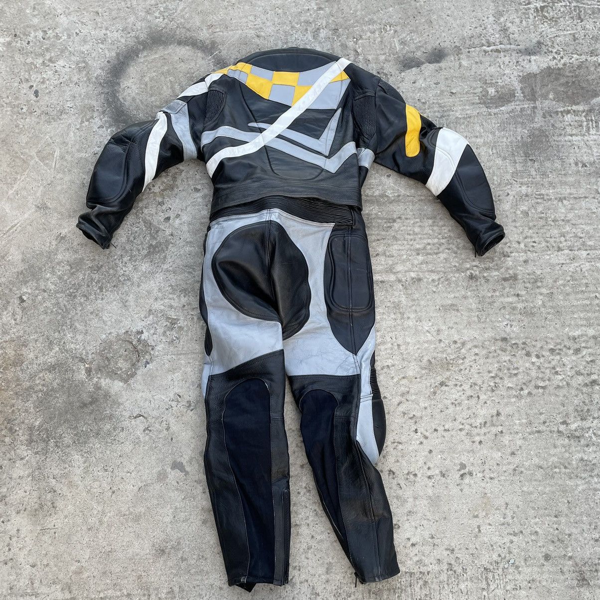 Other Vintage Moto Leather Suit 58 Size Pants + Jacket 90s Y2K Size US M / EU 48-50 / 2 - 2 Thumbnail