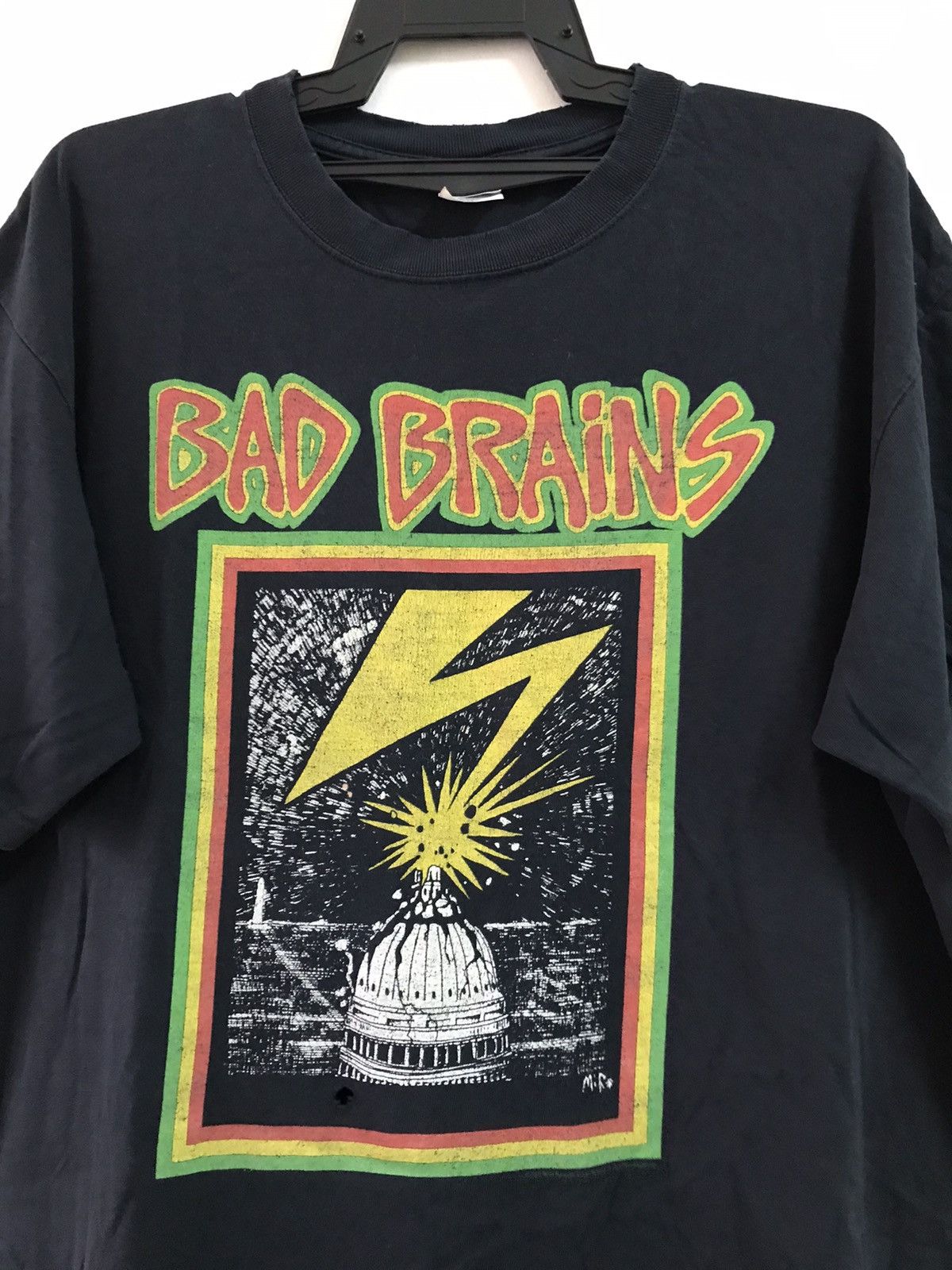Band Tees Vintage BAD BRAINS Faded Shirt Size US XL / EU 56 / 4 - 2 Thumbnail