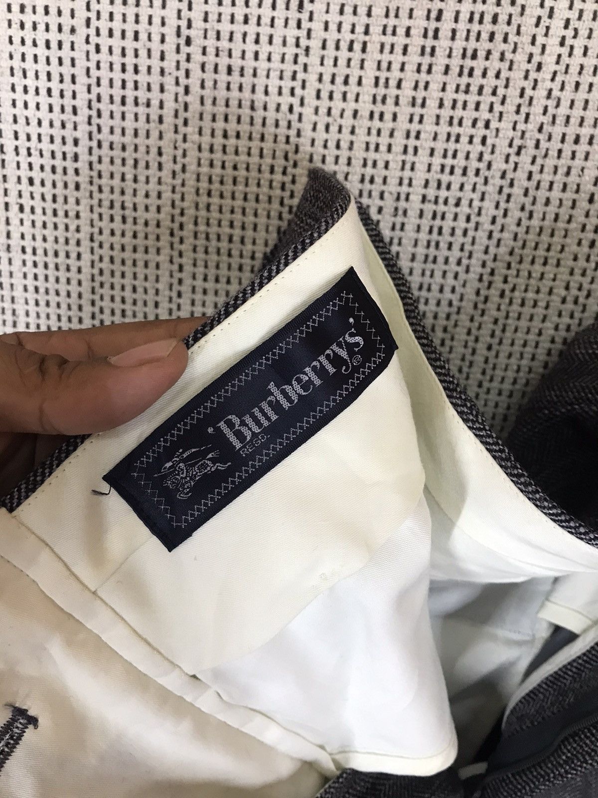 Burberry × Vintage 🔥WOOL PANTS🔥VINTAGE 90s BURBERRY WOOL PANTS Size US 30 / EU 46 - 8 Thumbnail
