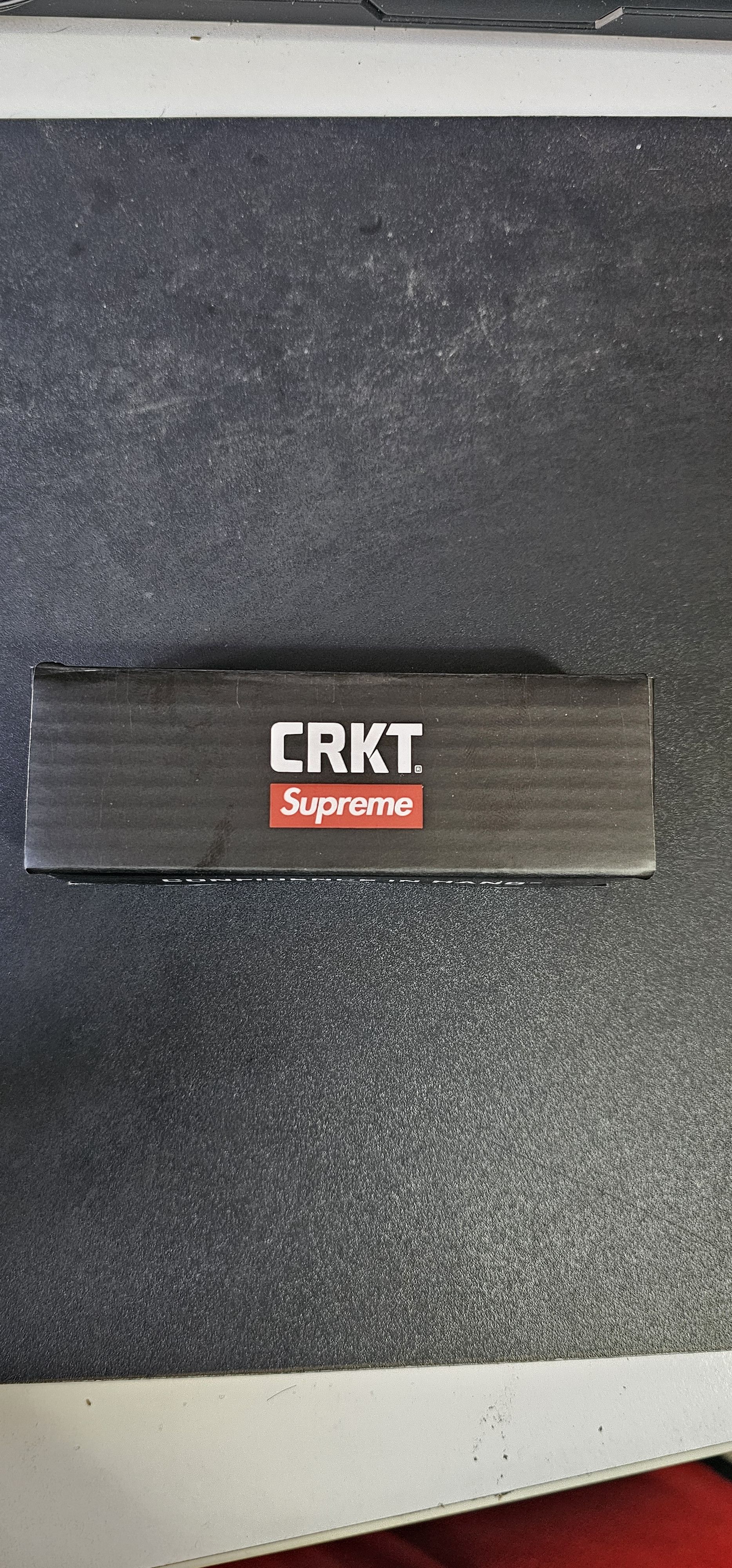image of Supreme/crkt Ceo Microflipper Pocket Knife in Red, Men's