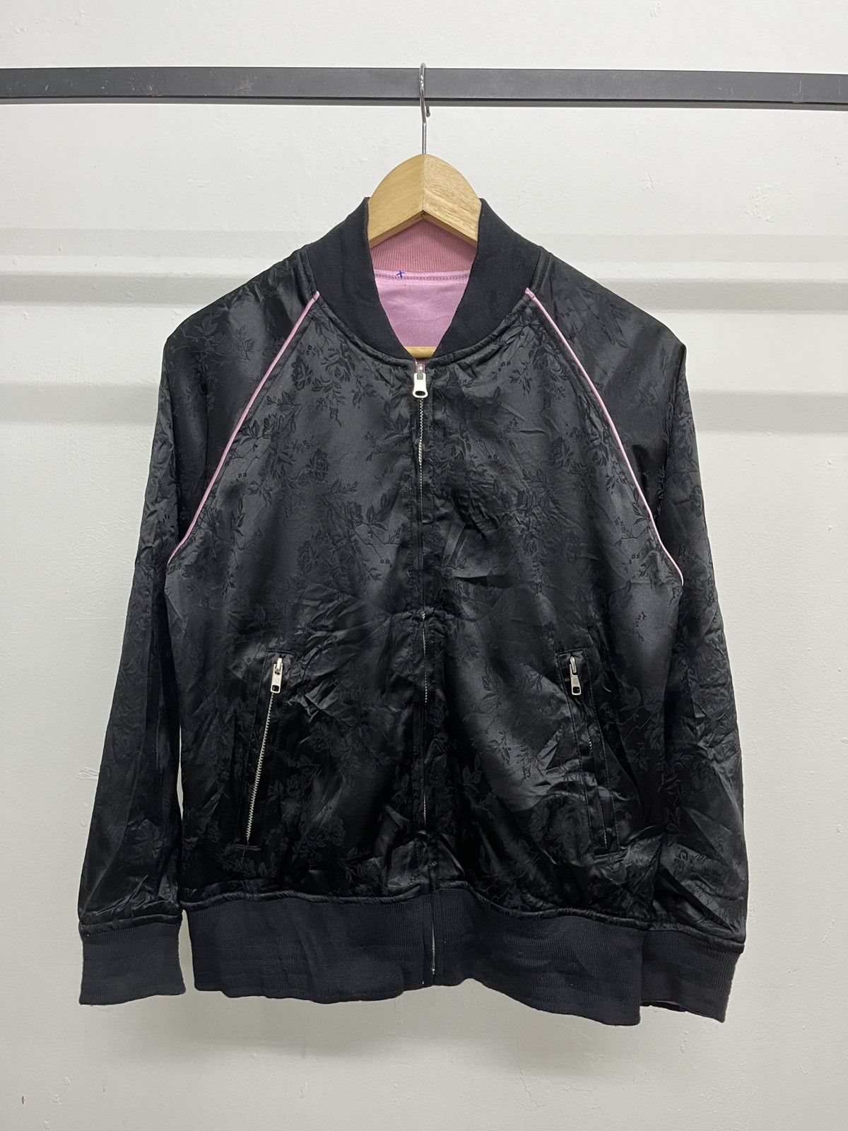 Seditionaries Reversible Algonquins Cross Flame Skull Sukajan Satin Jacket Size US S / EU 44-46 / 1 - 13 Thumbnail
