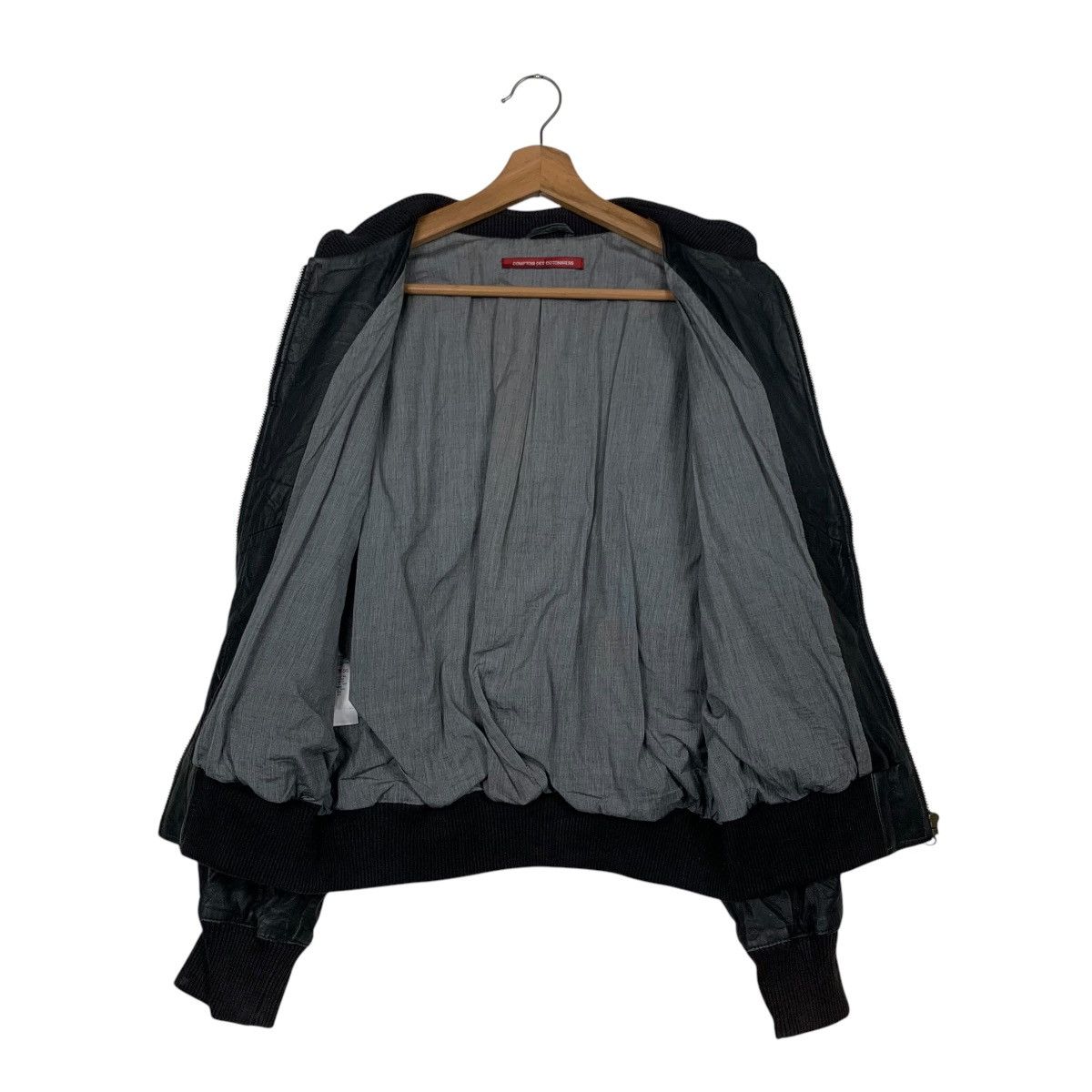 Japanese Brand COMPTOIR DES COTONNIERS Leather Bomber Jacket #2560-C115 Size L / US 10 / IT 46 - 11 Thumbnail