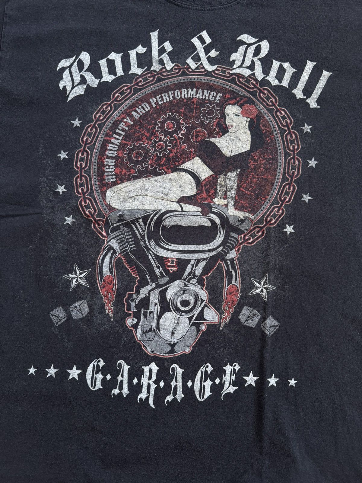 Band Tees Rock & Roll Garage nude Girl tee tshirt vintage 90s Size US XL / EU 56 / 4 - 5 Thumbnail