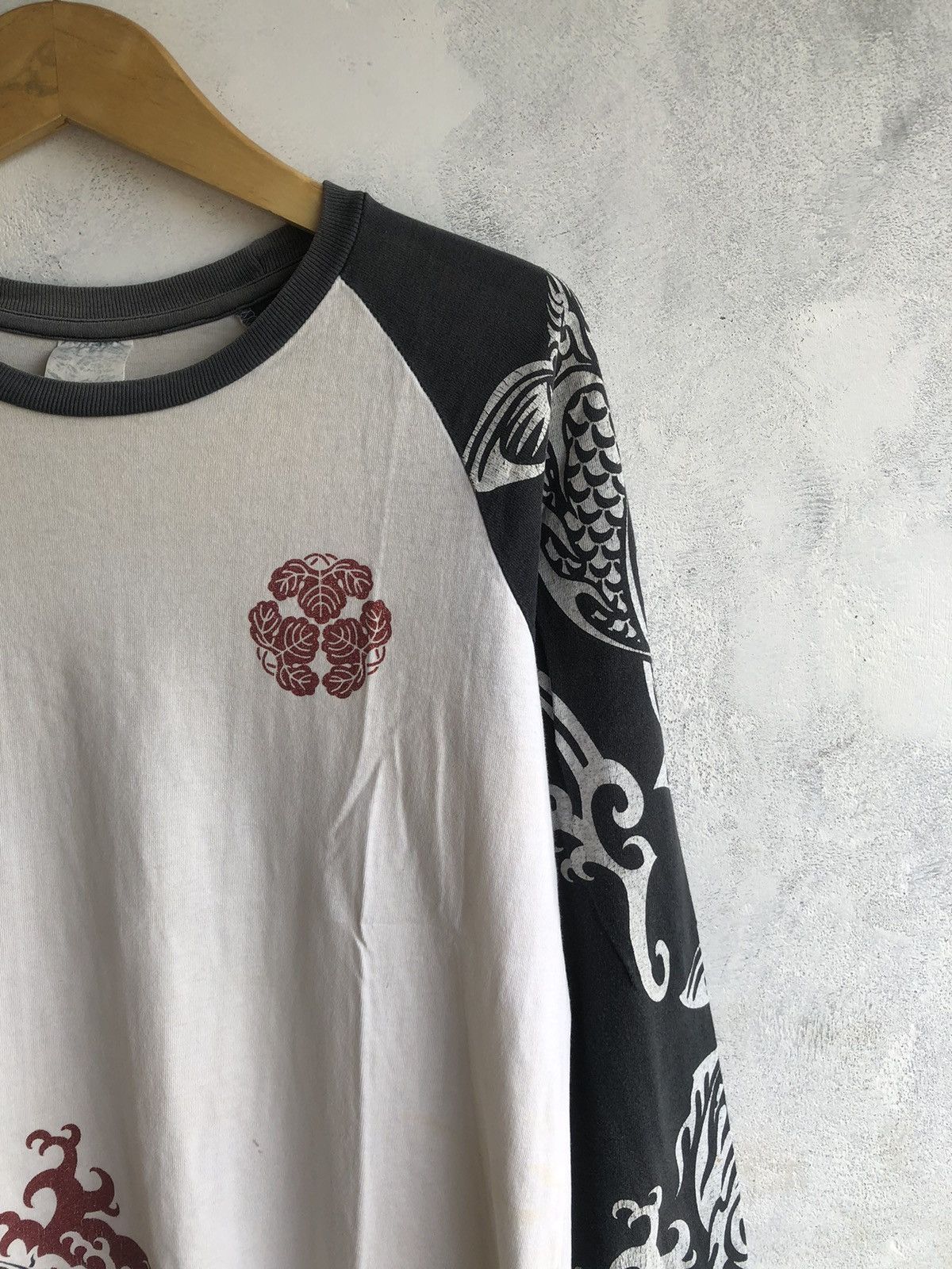 If Six Was Nine Japan Gothic Poem LongSleeve Sukajan Style Size US L / EU 52-54 / 3 - 7 Thumbnail