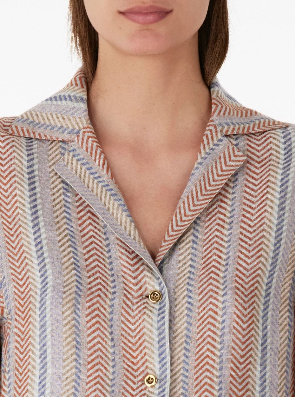 Loro Piana o1srvl11e0524 Shirt in Multicolor Size XL / US 12-14 / IT 48-50 - 2 Thumbnail