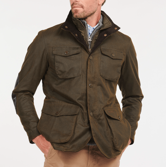Barbour BARBOUR Ogston Waxed Cotton Jacket MSRP$625 Size US XL / EU 56 / 4 - 1 Thumbnail