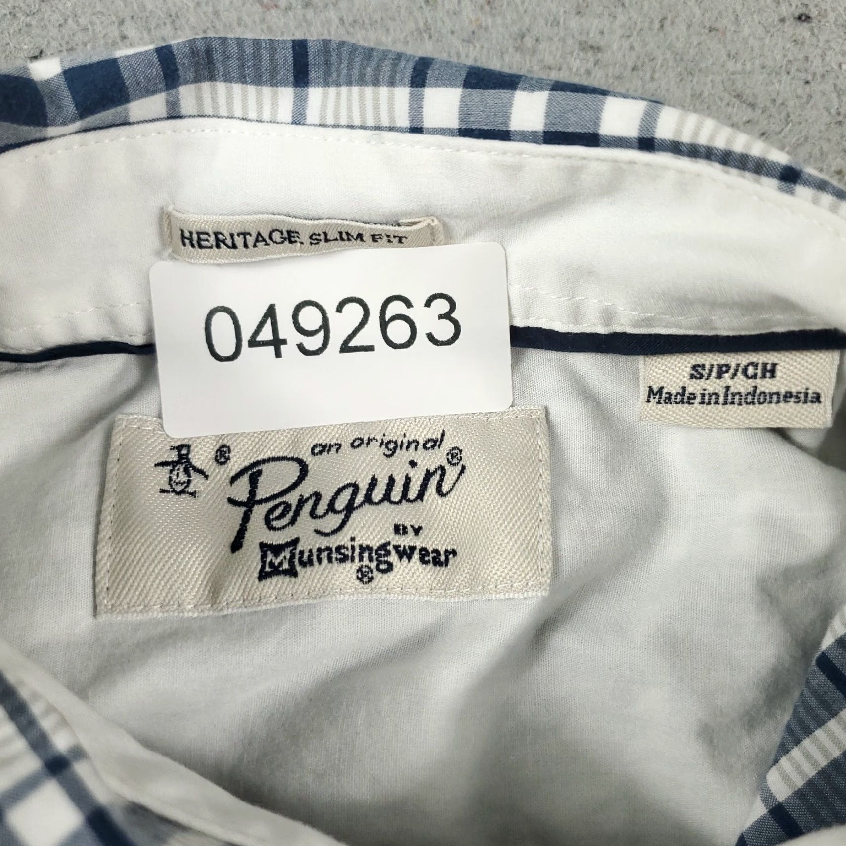 Original Penguin Original Penguin Button-Up Shirt Mens Small Blue Plaid Long Sleeve Casual Size US S / EU 44-46 / 1 - 7 Thumbnail