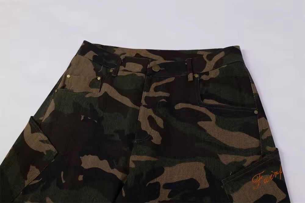 Designer × Other Camouflage Baggy Streetwear Loose Wide Leg Pants Size US 31 - 7 Thumbnail