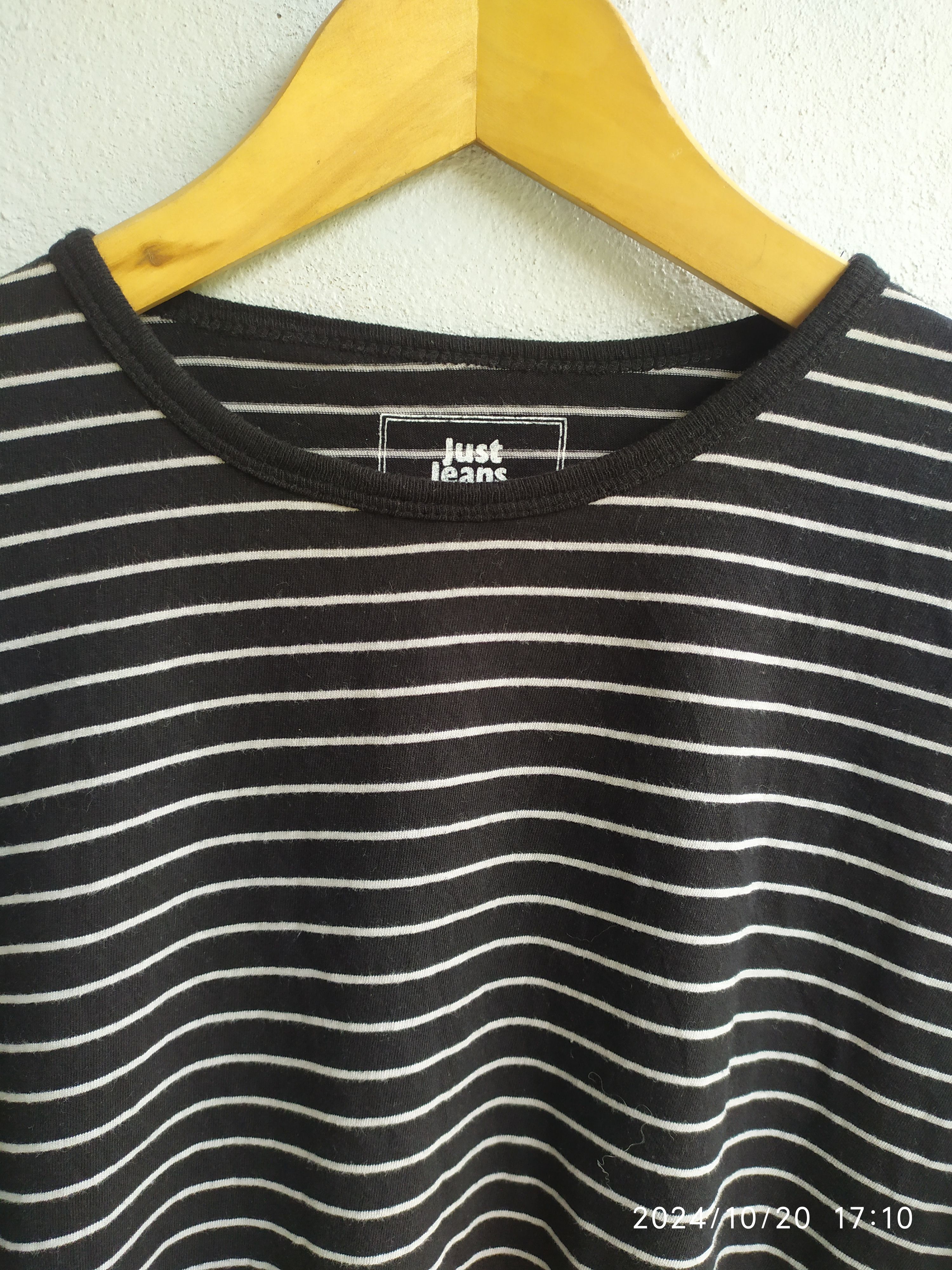 If Six Was Nine × Japanese Brand × Le Grande Bleu (L.G.B.) Japanese Just Jeans Stripe Long Slevee Size US M / EU 48-50 / 2 - 7 Thumbnail