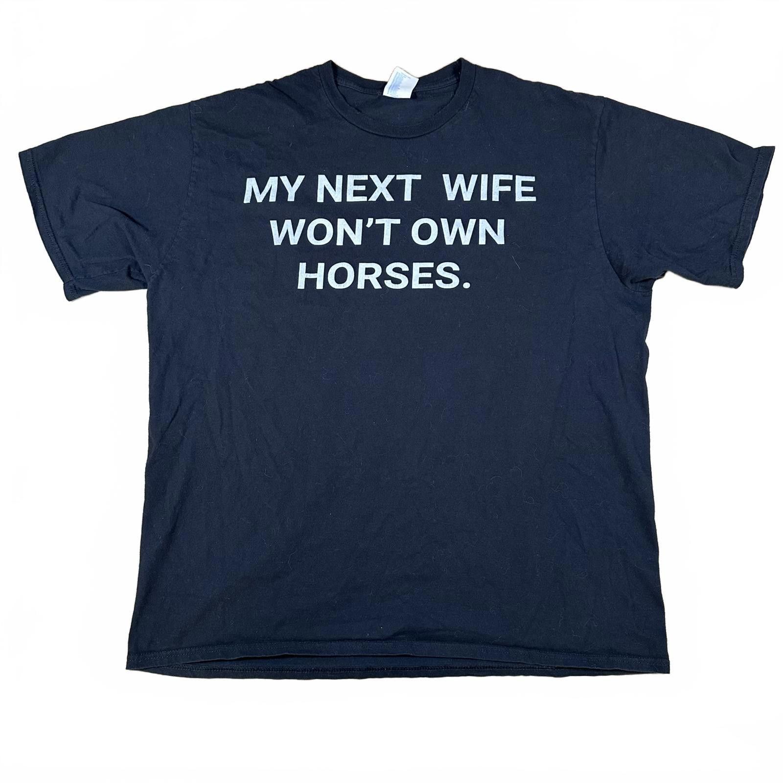 Other Port & Company Menswear T-Shirt Large Black Horse Graphic Size US XL / EU 56 / 4 - 1 Thumbnail