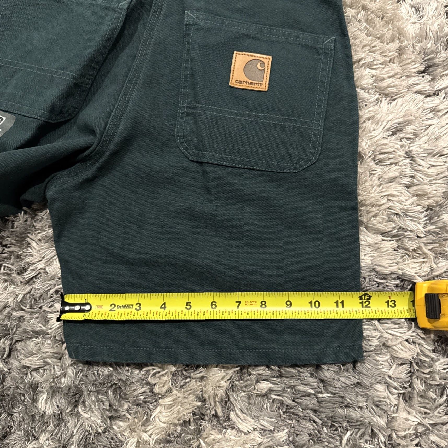 Carhartt VINTAGE Carhartt Jorts 90s Green Denim B30 EVG HTF RARE Men’s 28 Cargo BNWT Size US 28 / EU 44 - 4 Thumbnail