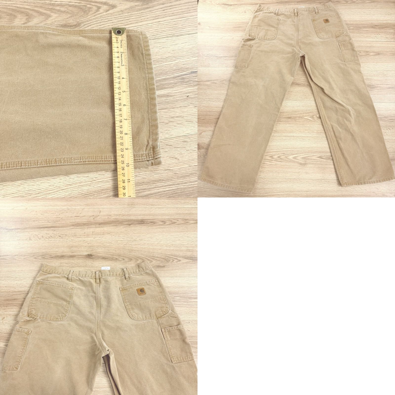 Carhartt VINTAGE Carhartt Pants Carpenter Regular Canvas Brown 42x32 Mens Inseam 32 Brown Mens Size US 42 / EU 58 - 8 Thumbnail